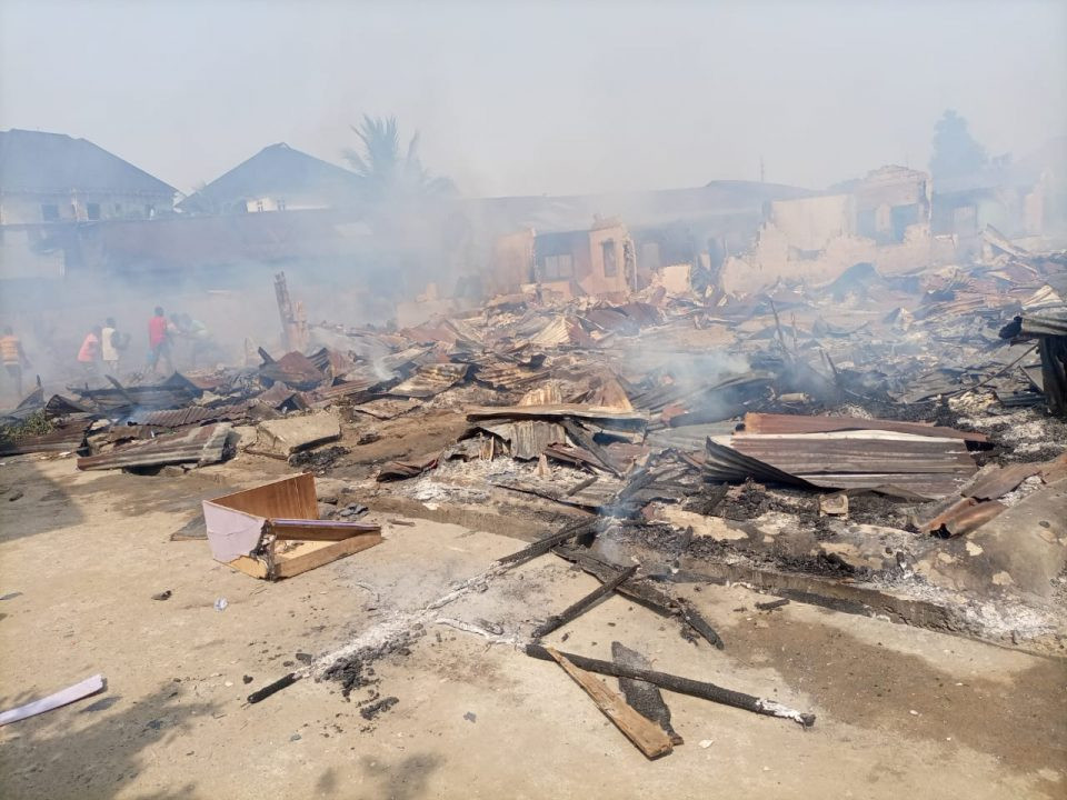 Kerosene Explosion Leaves Many Houses Destroyed In Rivers State (Photos)